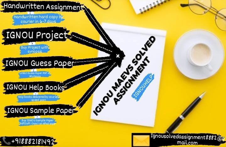 IGNOU MAEVS SOLVED ASSIGNMENT